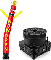 10FT Tall Now Open Inflatable Tube Man Set with 3/4 HP Weather-Resistant Blower-Red - goodeny