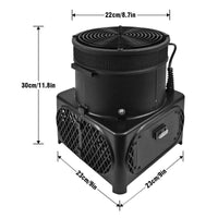 1/4 HP Inflatable Tube Man 200W Air Blower Fan (9''Diameter) - goodeny