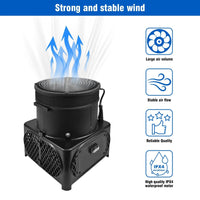 1/4 HP Inflatable Tube Man 200W Air Blower Fan (9''Diameter) - goodeny