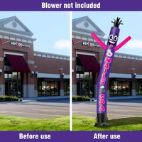 20FT Tall Nails & Spa Waving Inflatable Tube Man(Blower Not Included) - goodeny