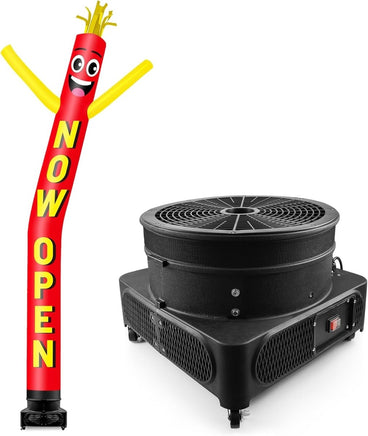 20FT Tall Now Open Inflatable Tube Man Set with 1.5 HP Weather-Resistant Blower - goodeny