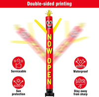 20FT Tall Now Open Inflatable Tube Man Set with 1.5 HP Weather-Resistant Blower - goodeny