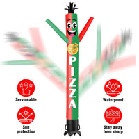 20FT Tall Pizza 01 Waving Inflatable Tube Man(Blower Not Included) - goodeny