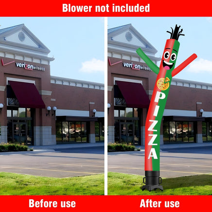 20FT Tall Pizza 01 Waving Inflatable Tube Man(Blower Not Included) - goodeny