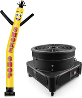20FT Tall Smoke Shop Inflatable Tube Man Set with 1.5 HP Weather-Resistant Blower - goodeny