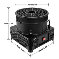 3/4 HP Inflatable Tube Man 550W Air Blower Fan (12''Diameter) - goodeny