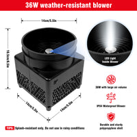 6FT Open House Inflatable Tube Man with Blower (5.5'' Diameter) and Built-in LED