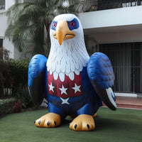 4th of July Bald Eagle LED Inflatable Yard decorations - goodeny