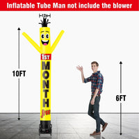 6 10 15 20FT Tall 1st Month Free Waving Inflatable Tube Man(Blower Not Included) - goodeny