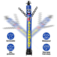 6 10 15 20FT Tall Alignment Waving Inflatable Tube Man(Blower Not Included) - goodeny