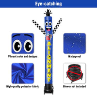 6 10 15 20FT Tall Alignment Waving Inflatable Tube Man(Blower Not Included) - goodeny