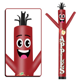6 10 15 20FT Tall Apples Waving Inflatable Tube Man(Blower Not Included) - goodeny