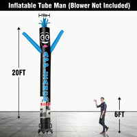6 10 15 20FT Tall Appliance Sale Waving Inflatable Tube Man(Blower Not Included) - goodeny