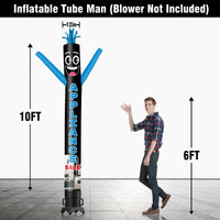6 10 15 20FT Tall Appliance Sale Waving Inflatable Tube Man(Blower Not Included) - goodeny