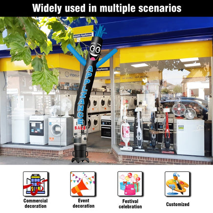 6 10 15 20FT Tall Appliance Sale Waving Inflatable Tube Man(Blower Not Included) - goodeny