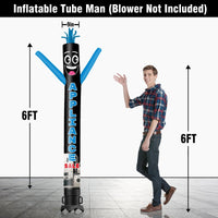6 10 15 20FT Tall Appliance Sale Waving Inflatable Tube Man(Blower Not Included) - goodeny