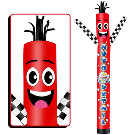 6 10 15 20FT Tall Auto Detail Waving Inflatable Tube Man(Blower Not Included) - goodeny