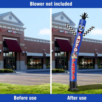 6 10 15 20FT Tall Auto Parts Waving Inflatable Tube Man(Blower Not Included) - goodeny
