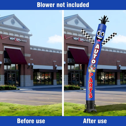 6 10 15 20FT Tall Auto Parts Waving Inflatable Tube Man(Blower Not Included) - goodeny