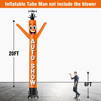 6 10 15 20FT Tall Auto Show Waving Inflatable Tube Man(Blower Not Included) - goodeny