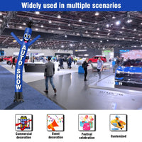 6 10 15 20FT Tall Auto Show Waving Inflatable Tube Man(Blower Not Included) - goodeny