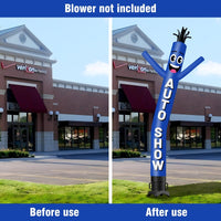 6 10 15 20FT Tall Auto Show Waving Inflatable Tube Man(Blower Not Included) - goodeny