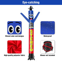 6 10 15 20FT Tall Auto Stereo Waving Inflatable Tube Man(Blower Not Included) - goodeny