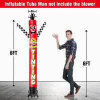 6 10 15 20FT Tall Auto Tinting Waving Inflatable Tube Man(Blower Not Included) - goodeny