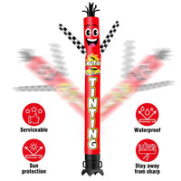 6 10 15 20FT Tall Auto Tinting Waving Inflatable Tube Man(Blower Not Included) - goodeny