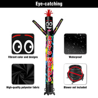 6 10 15 20FT Tall Auto Wraps Waving Inflatable Tube Man(Blower Not Included) - goodeny