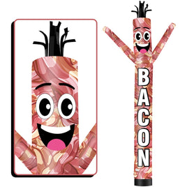 6 10 15 20FT Tall Bacon Waving Inflatable Tube Man(Blower Not Included) - goodeny