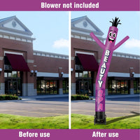 6 10 15 20FT Tall Beauty Spa Waving Inflatable Tube Man(Blower Not Included) - goodeny