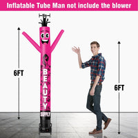 6 10 15 20FT Tall Beauty Supply Waving Inflatable Tube Man(Blower Not Included) - goodeny