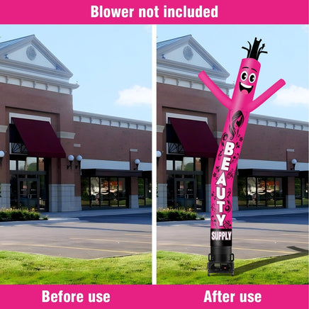 6 10 15 20FT Tall Beauty Supply Waving Inflatable Tube Man(Blower Not Included) - goodeny