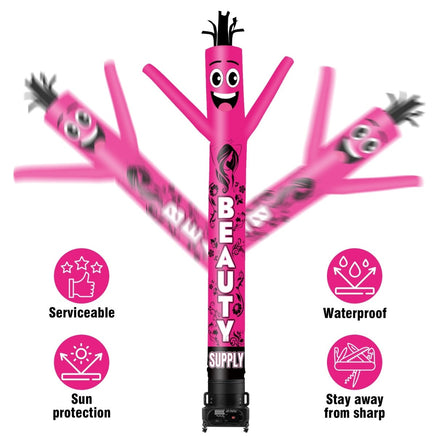 6 10 15 20FT Tall Beauty Supply Waving Inflatable Tube Man(Blower Not Included) - goodeny