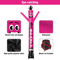 6 10 15 20FT Tall Beauty Supply Waving Inflatable Tube Man(Blower Not Included) - goodeny