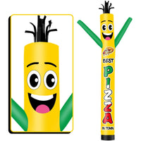 6 10 15 20FT Tall Best Hot Pizza Waving Inflatable Tube Man(Blower Not Included) - goodeny