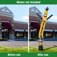 6 10 15 20FT Tall Big Screen Tonight Waving Inflatable Tube Man(Blower Not Included) - goodeny