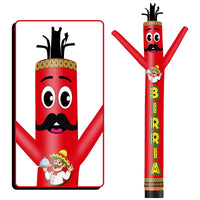 6 10 15 20FT Tall Birria Waving Inflatable Tube Man(Blower Not Included) - goodeny