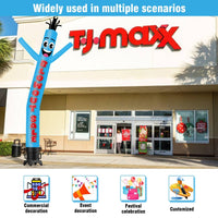6 10 15 20FT Tall Blowout Sale Waving Inflatable Tube Man(Blower Not Included) - goodeny