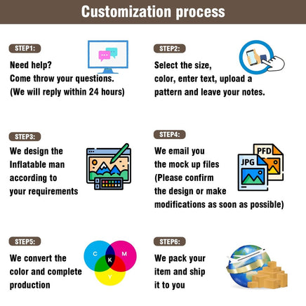 6 10 15 20FT Tall Cabinets Waving Inflatable Tube Man(Blower Not Included) - goodeny