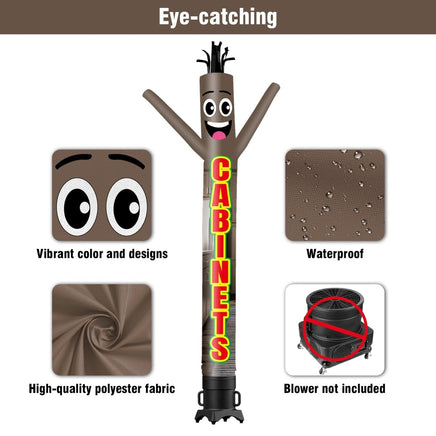 6 10 15 20FT Tall Cabinets Waving Inflatable Tube Man(Blower Not Included) - goodeny