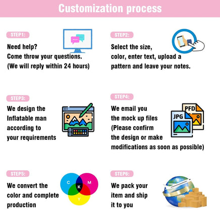 6 10 15 20FT Tall Candy Shop Waving Inflatable Tube Man(Blower Not Included) - goodeny