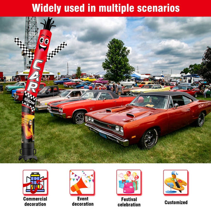 6 10 15 20FT Tall Car Show Waving Inflatable Tube Man(Blower Not Included) - goodeny