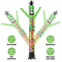 6 10 15 20FT Tall Caribbean Food Waving Inflatable Tube Man(Blower Not Included) - goodeny
