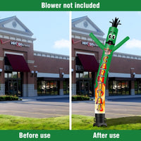 6 10 15 20FT Tall Carnitas Waving Inflatable Tube Man(Blower Not Included) - goodeny