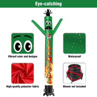 6 10 15 20FT Tall Carnitas Waving Inflatable Tube Man(Blower Not Included) - goodeny