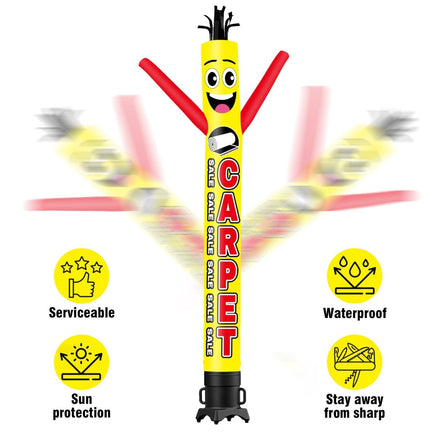 6 10 15 20FT Tall Carpet Sale Waving Inflatable Tube Man(Blower Not Included) - goodeny