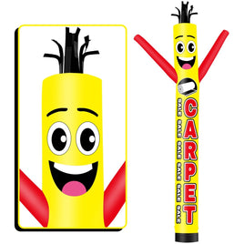 6 10 15 20FT Tall Carpet Sale Waving Inflatable Tube Man(Blower Not Included) - goodeny