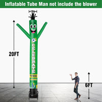 6 10 15 20FT Tall Celebrate The Game Waving Inflatable Tube Man(Blower Not Included) - goodeny
